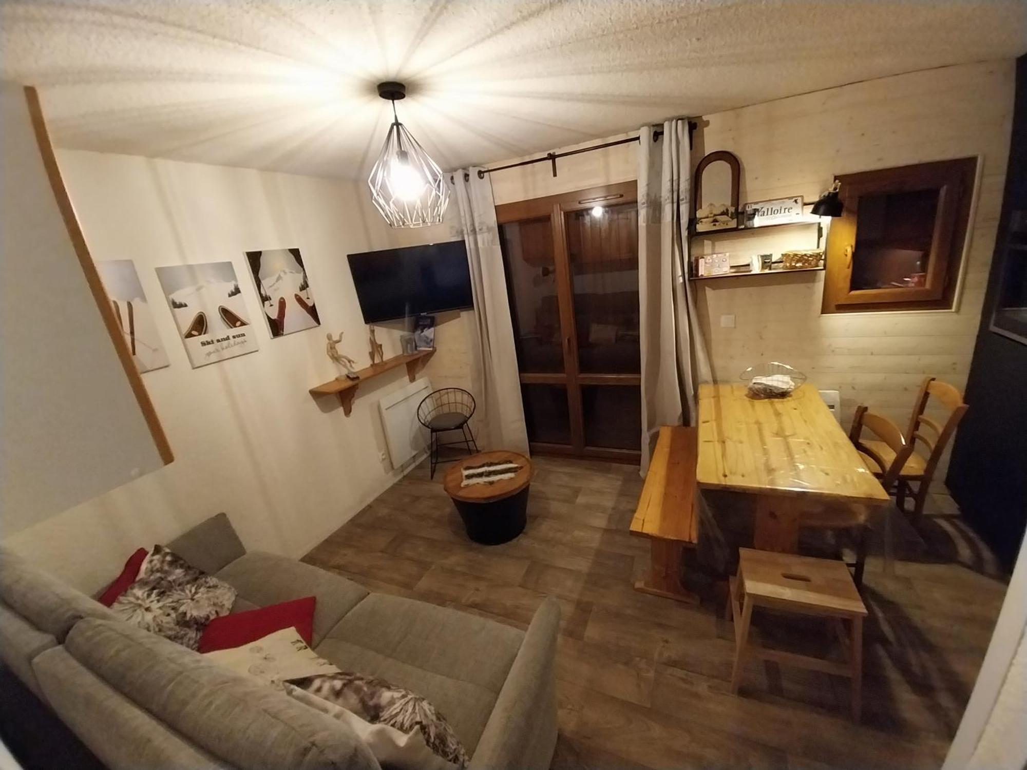Appartement valloire, studio 22m², tout à pied, renové 2019 Extérieur photo